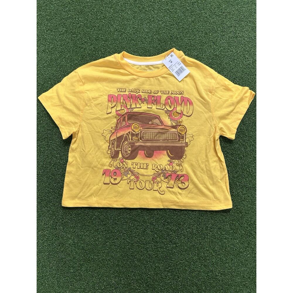 Pink Floyd Shirt Girls Medium Dark Side Of The Moon Band Tour 70s Graphic Tee